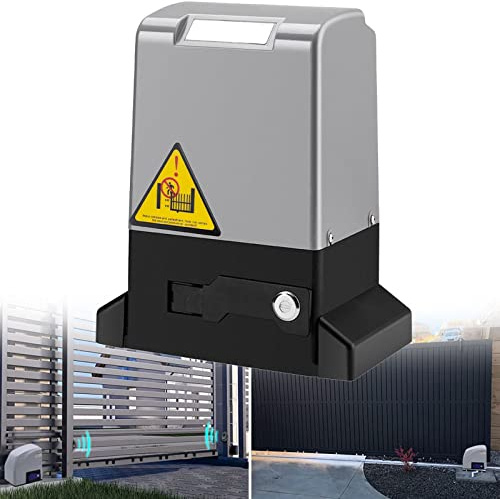 Electric Sliding Gate Opener Kit with Mobile App Remote Control, Heavy Duty Motor for Driveway Security