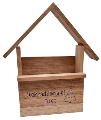 Holzhütte Geschenkverpackung | Weihnachten | Geschenk | personalisiertes Geschenk | Kleines Holzhaus | Wichteln | Geschenk zu Weihnachten | (Weihnachtsmarkt togo)
