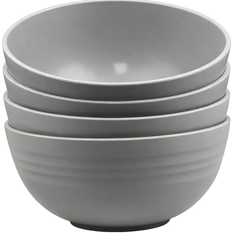 Unbreakable Cereal Soup Bowls Set Of 4 Reusable Kitchen Camping Tableware