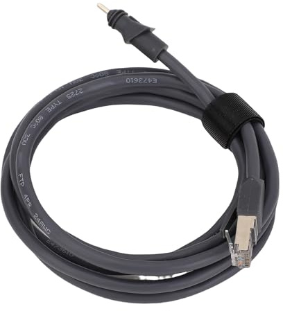 Luocute Cavo Ethernet Satellitare, 100FT 1200Mbps Alta velocità Resistente Alle Intemperie Resistente Alla Pioggia 24AWG con Cappucci Protettivi, Cavi Ethernet per Antenne Piatte Ad