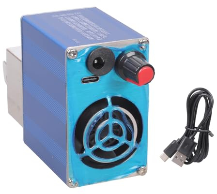 Ventilateur compact en métal à haut régime avec câble USB 5 V 12 V entrée vitesse variable pour démarrer smogs ventilation extérieur portable USB souffleur