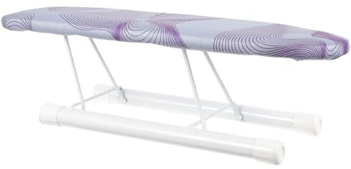 SUPVOX Table à Repasser Stable Housse Résistante et Tissu Anti-Brûlure, Accessoire Pratique pour Repassage de Petites Zones en Maison ou Atelier