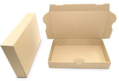 verpacking 100 Maxibriefkartons Versandkartons Faltschachtel Faltkarton Maxibrief 225 x 145 x 35 mm, Braun, MB-XS