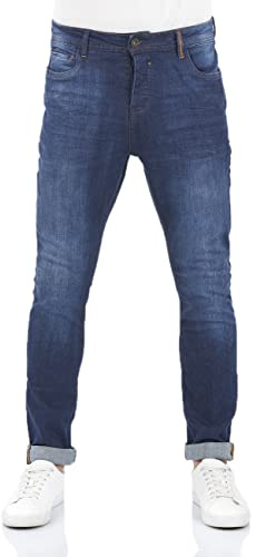 riverso RIVToni Men's Stretch Tapered Fit Jeans Trousers Denim Black Blue Grey 29 30 31 32 33 34 36 38 40, Dark Blue Denim (D212), 29 W/32 L