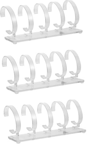 CALLARON 3 Stück Eleganter Uhrenständer Aus Acryl Abnehmbarer Armbanduhrenständer Für Die Schmuckvitrine