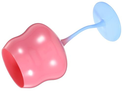 OKUMEYR Calice Di Vetro Rosa Per Vino Bicchieri Da Vino Decorativi Riutilizzabili Eleganti Per Casa e Feste