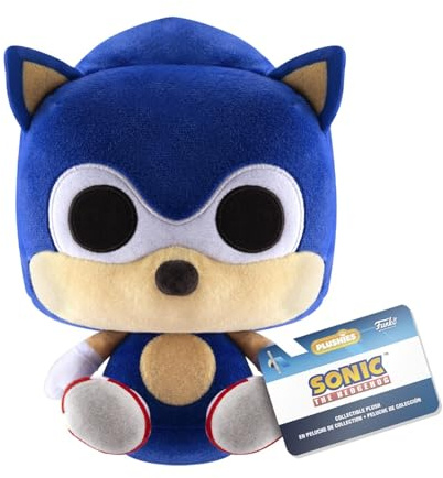 Funko Pop! Plush: Sonic The Hedgehog - Sonic The Hedgehog - () - Peluche da Collezione - Idea Regalo per il Compleanno - Merchandising Ufficiale Peluche per Bambini e Adulti - Ideale per Games Fan