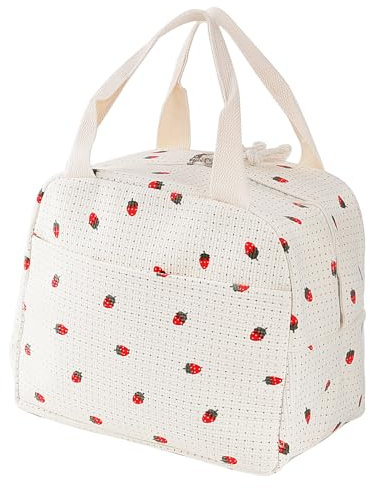 FENGQQKJ Bolsa Aislante Pequeña para Alimentos, Bolsa Térmica para Comida, Fiambrera, Bolso de Almuerzo, Bolsa de Almuerzo, Bolsa Aislante