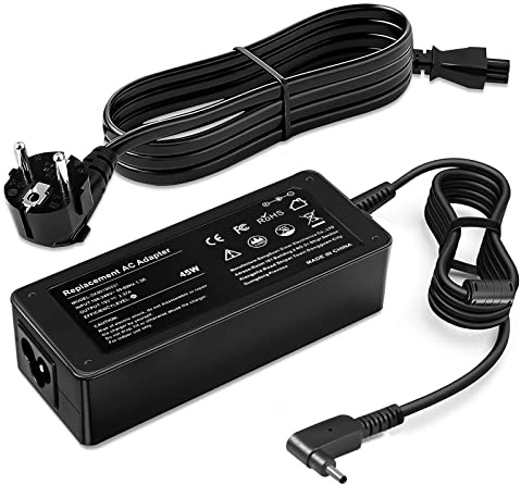 N20C5 N23C3 N20C4 N19H2 45W 3.0 * 1.1mm Chargeur Portable PC pour Acer | pour Acer A315-24P-R7VH A515-45-R74Z A515-46 A315-23 A315-24P A515-56 ADP-45FE F PA-1450-26 A13-045N2A Aspire 1 2 3