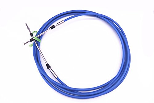 aba-cable-24-gy Motor Fernbedienung Gaszug Shift Kabel 24 ft für Yamaha Boot Motor Lenkung 7,31 M, blau
