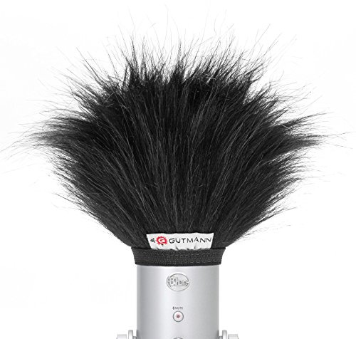 Gutmann Mikrofon Windschutz Fell für Blue Microphones Blue Yeti Pro Handgefertigt in Deutschland