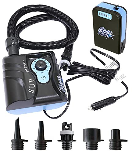 STAR PUMP 6 SUP Pump 12V Super Electric Pump E-Pumpe mit Akku Powerbank