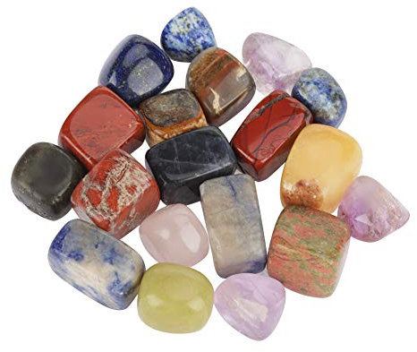 Hilitand 100g Pierres Quartz Cristaux Pierre de Cristal de Guérison Cristallothérapie Pierre Naturel Mini Pierres Quartz Chanceux Énergie Pierre Couleur Mixte