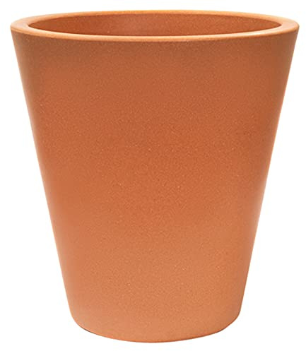 WELL HOME MOBILIARIO & DECORACIÓN MACETERO DE POLIETILENO POR ROTOMOLDEO COLOR TERRACOTA 40X40