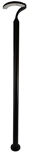 Dapo® hochwertige LED Außen Stehleuchte-Garten-Wege-Terrasse-Dekorations-Lampe, schwarz, festverbautes LED SMD (Stehleuchte Prag)