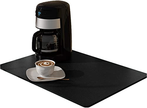 Tappetino antiscivolo in PU per bancone della cucina, 40 x 20 cm, super assorbente, per caffè bar, sotto le macchine da caffè