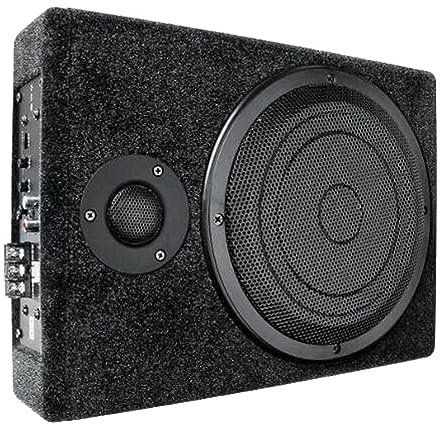 Knadgbft 1 subwoofer montado en el coche, modificación de asiento ultrafino, 600 W, subwoofer de 12 V, sistema de audio dedicado para coche