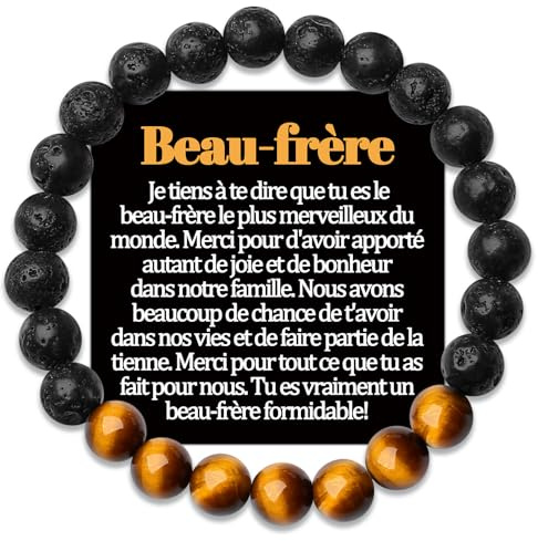 Frere Bracelet Beau Papa Petit Fils Cadeau Parrain Demande Filleul Tonton Neveu Cousin Papy Arriere Grand Pere Père Frère A Mon Homme Copain Veux Tu Etre Mon Parrain Cadeaux bracelets Bijou Original