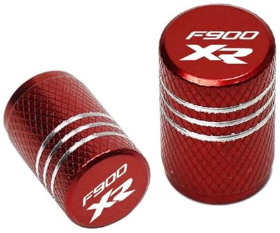 Motorrad-Ventilkappen Für BMW F900XR F900 XR 2020 2021 2022 2023 Zubehör Motorrad CNC Aluminium Reifen Ventil Air Port Stem Abdeckung Kappen (Color : Rosso)