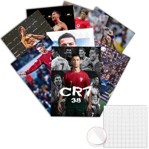 GTOTd Football Superstar Poster 8 Stück 42.0 x 28.5 cm (16.5 x 11.2)