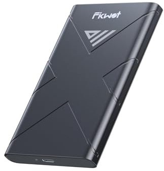 Fikwot FP80 Externe SSD 500GB Portable SSD USB-C 3.2 Gen2, bis zu 2050MB/s, Tragbare Externe Festplatte SSD für iPhone 15/16 Pro Max, PS5/PS4(Pro), Android, Xbox, Mac, PC