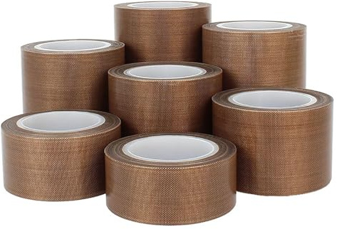 Teflonband, 0,13 mm dick, 10–19 mm breit, PTFE-Klebeband for Vakuumiermaschinen und die Elektroindustrie, 10 Meter lang(13mm)