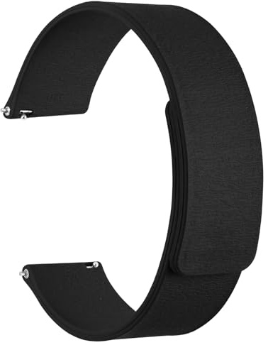 WOCCI Magnetische Uhrenarmbänder, Silikon mit Holzmaserung, Schnellverschluss, Bandanstößen 20mm 22mm