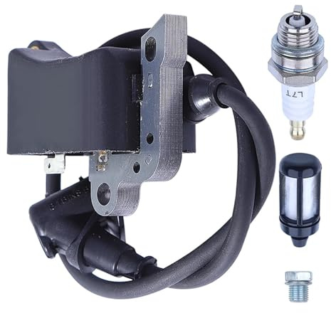 Ignition Coil Spark Plug Kit For TS400 TS460 Cut Off Saw 3-Bolt Ignition Coil Module Fits TS 400