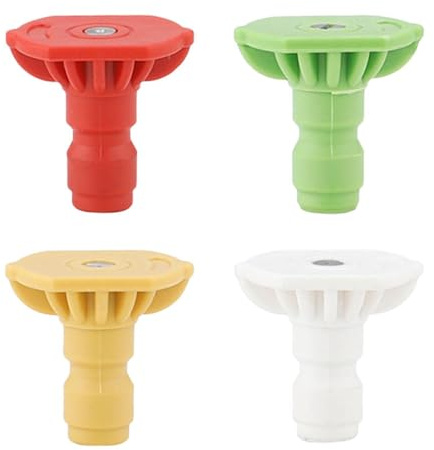 drburpily Embouts Pratiques pour Nettoyeur Haute Pression : Accessoires pour Une efficacité optimale. Différentes Buses de Rechange. Embouts pour Nettoyeur Haute Pression, 2.0 mm