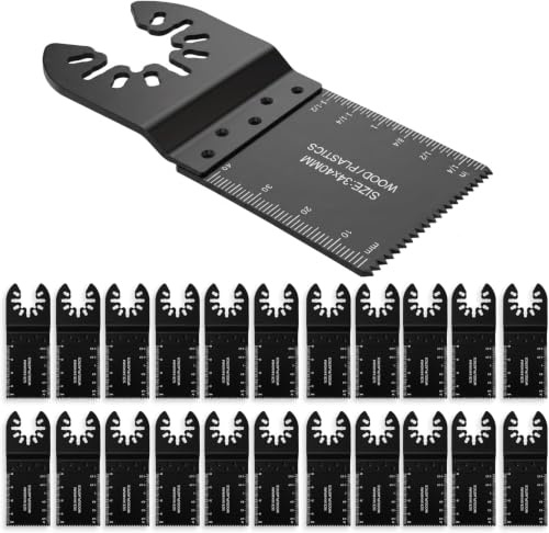 10pcs Multitool Blade Kits Cutting Oscillating Tool Accessories Universal Multi Tools Blade Quick Release Tool Kits,Oscillating Saw Blades Set,for Wood