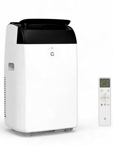 Aire Acondicionado Portátil 12000 BTU 3,5 kW, 4 en 1 Frío Deshumidificador Ventilador Modo Sueño, Eficiencia A, Silencioso 53dB, Temporizador 24h, Mando a Distancia, para 51m², Incluye Kit Ventana