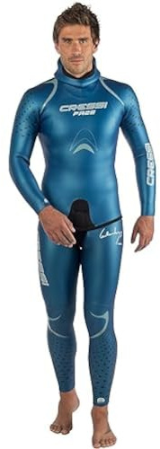 CRESSI Herren Neoprenanzug Free Man Two-Pieces Wetsuit 3.5mm, Blau, S/2, LF451002