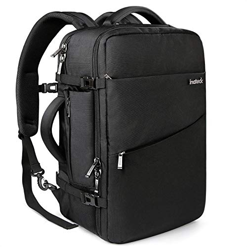 Inateck 40L Supergroßer Handgepäck Reiserucksack Laptop Rucksack für 15,6-17 Zoll Notebooks, Flug Genehmigt Kabinenrucksack für Weekender