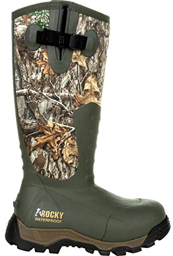 Rocky Dam Sport Pro 1200 g isolerat gummi utomhus stövel snö, Realtree Edge, 37 EU
