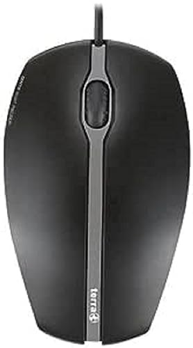 WORTMANN AG Terra Maus kabelgebunden leise USB schwarz Baugleich Cherry Gentix