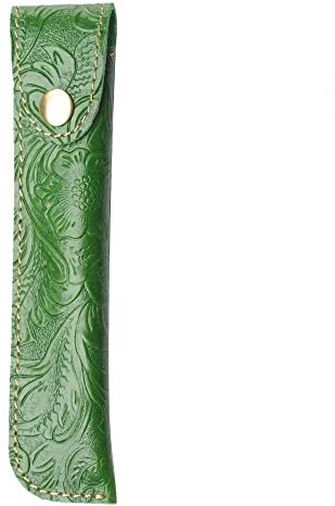 Étui a Crayons En Cuir,Pochette pour Stylo Plume Rétro pour Étudiants,Hommes D'affaires,Artistes,Bureau de Travail a Domicile