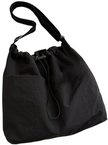 alloneslife Schultertasche, Crossbody-Tasche, Umhängetasche, lässig, unverzichtbar, Nylon-Schultertasche mit großem Fassungsvermögen und mehreren Fächern für organisierte Reisen