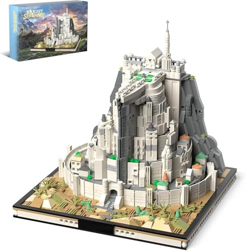 TOY PLAYER Architecture Klemmbausteine Ideas Mini Bausteinen, Film STEM Lord Magic Moc Rings deko Geschenk für Erwachsene Jungen ab 8-16+ Nicht Kompatibel Mit Lego 1680pcs