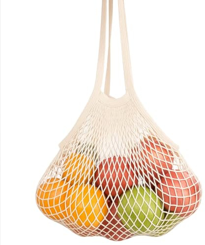 ALLY-MAGIC Grocery Net Bag,Portable Mesh Bags,Reusable Net String Shopping Bags for Vegetables Fruits Commodities Outgoing Travel Y5GWWD