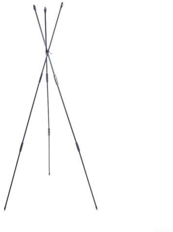 Treppiede triangolare da giardino per piante rampicanti tra cui pomodori, cetrioli, rose e clematidi, in acciaio antiruggine e montaggio regolabile senza attrezzi