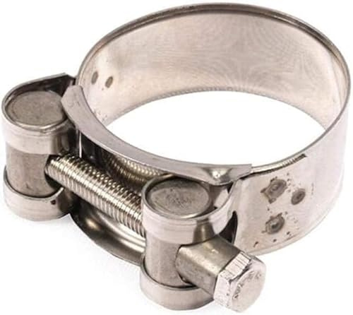 48-51mm Adjustable Hose Clamp for Turbo and Intercooler Pipes, Stainless Steel Exhaust, Radiator, Intake Clamp with Secure Fit