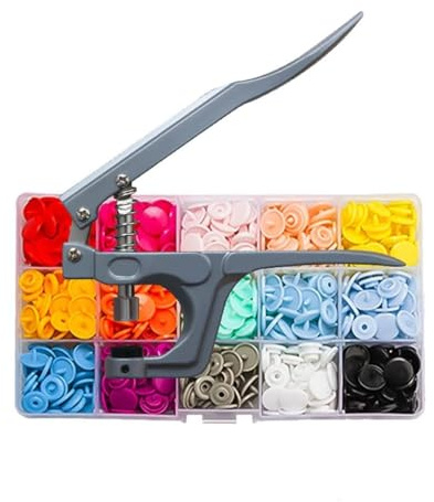 Oxxggkao Druckknöpfe für Kleidung, Nähen, Lätzchen, Regenmantel, Basteln und Nähen, 150 Farben, 150 Stück