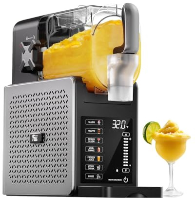 Fiii Slushy Machine for Home, 2.7L (92oz) Countertop Ice Maker, 6 Preset Programmes, Auto-Clean Function, Quiet Operation, No Pre-Made Ice Needed, Perfect for Slushies, Smoothies & Cocktails