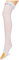 Sanyleg - Calze Antitrombosi, Antiembolia, a Compressione Graduata Differenziata, Autoreggente con Foro di Ispezione e Balza in Silicone, Taglia X-Large, Lunghezza 70-80 cm
