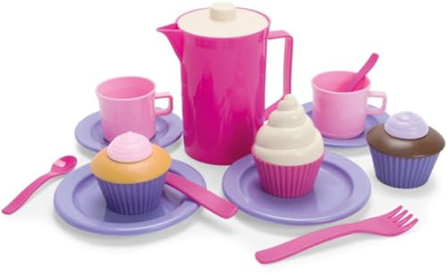 Andreu Toys 15540 Dantoy Kaffee Cupcake-Set in Net (2 Personen), 18 x 15,5 x 18 cm