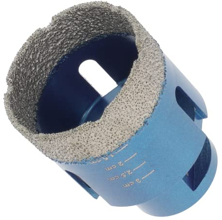 PRODIAMANT® M14 Diamant Fliesenbohrer 45 mm [TROCKENBOHRER] - Diamantbohrer für Fliesen, Keramik & Naturstein - Diamantbohrkrone für Feinsteinzeug - Fliesenbohrer für Winkelschleifer - Premiumqualität