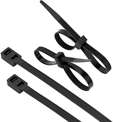 Xingo - Bridas de nailon con cierre automático, 30,5 cm, 100 unidades