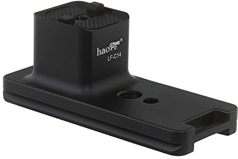 Haoge LF-C14 Lens Collar Replacement Foot Tripod Mount Ring Stand Base Adapter Designed for Canon EF 100-400mm f/4.5-5.6L IS II USM Lens Built-in Arca Swiss Type Quick Release Plate
