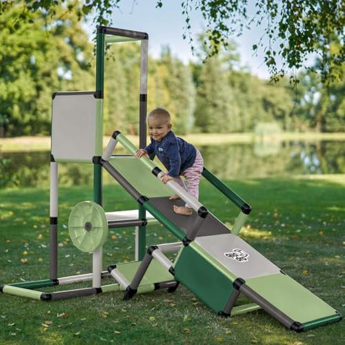 Quadro Evolution Home – Modulares Klettergerüst Spielturm für Kinder, 416 Teile, ab 6 Monaten, Indoor/Outdoor, UV-stabil, Made in Germany