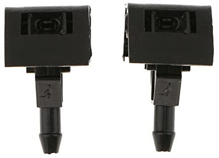 2PCS Ugelli per parabrezza, Ugelli per lavavetri Ugelli per spruzzatore per parabrezza Getto per tergicristallo a spruzzo per finestrini dell'auto Compatibile per Nissan Qashqai N/S e O/S 2007-2014